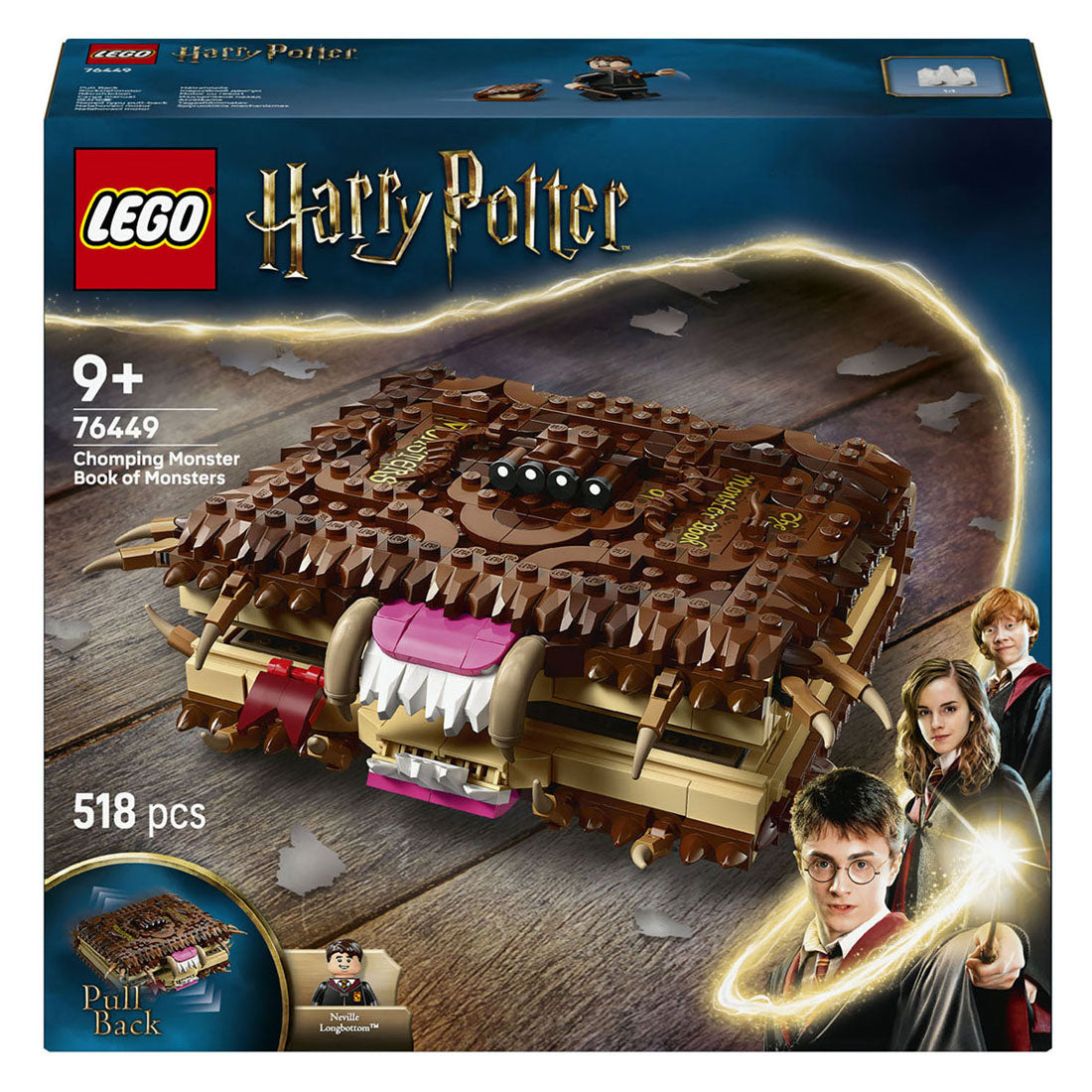 Lego 76449 Harry Potter il libro dei mostri mostruosi