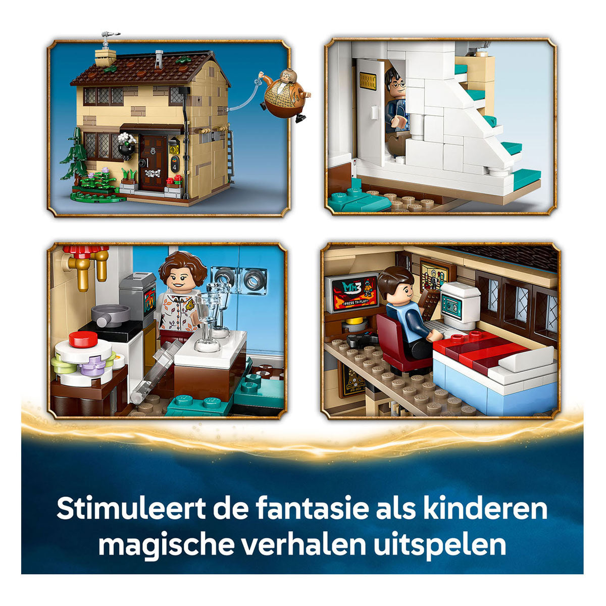 Lego Harry Potter 76451 Ligusterlaan Visita da zia Margot