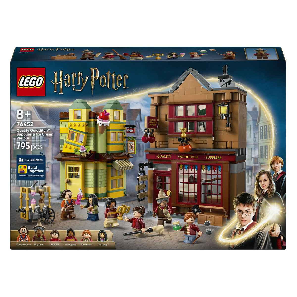 LEGO 76452 Harry Potter Zwik venda zwerkbalpaleis y helado