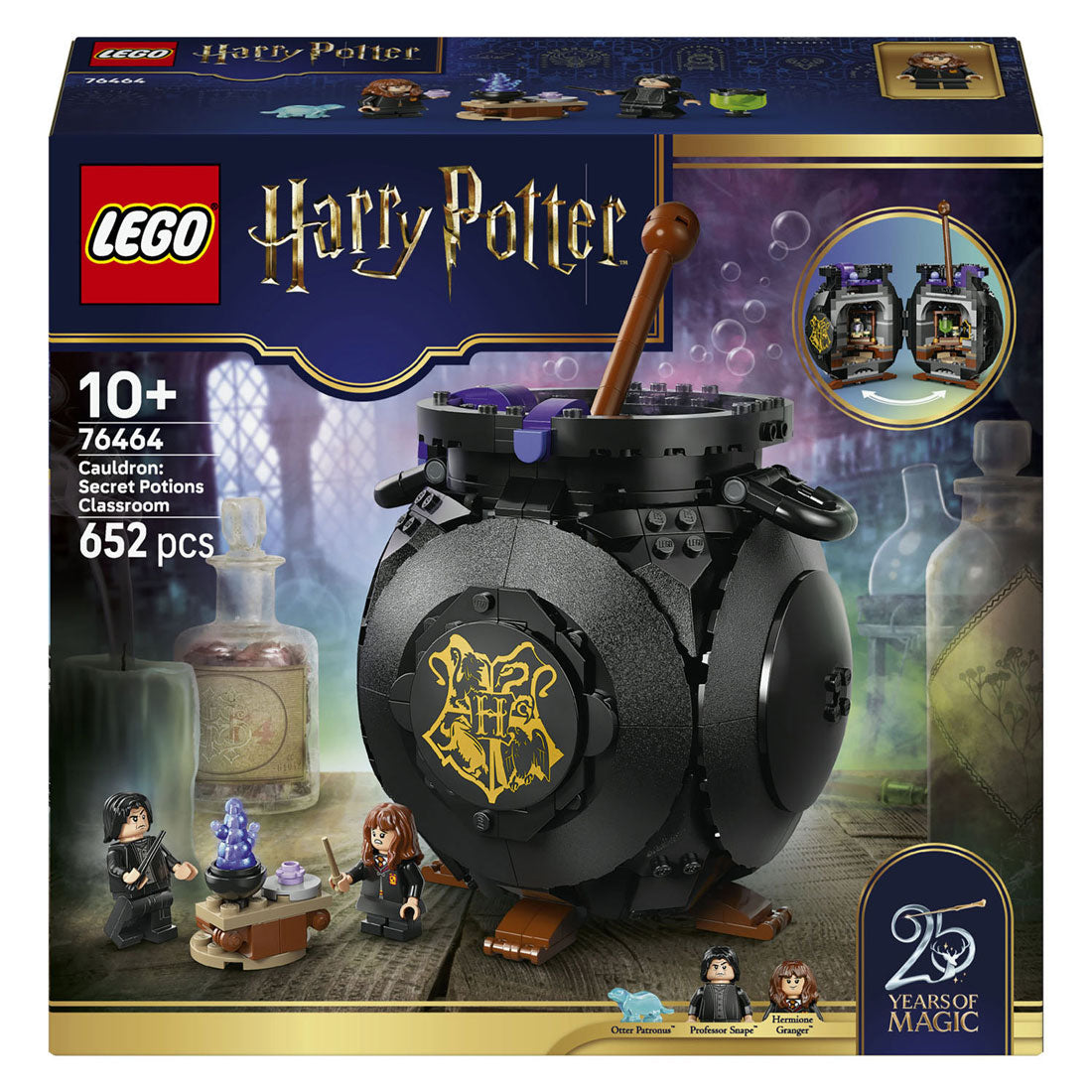 Lego harry potter tm 76464 caldero con aula de pociones secretas