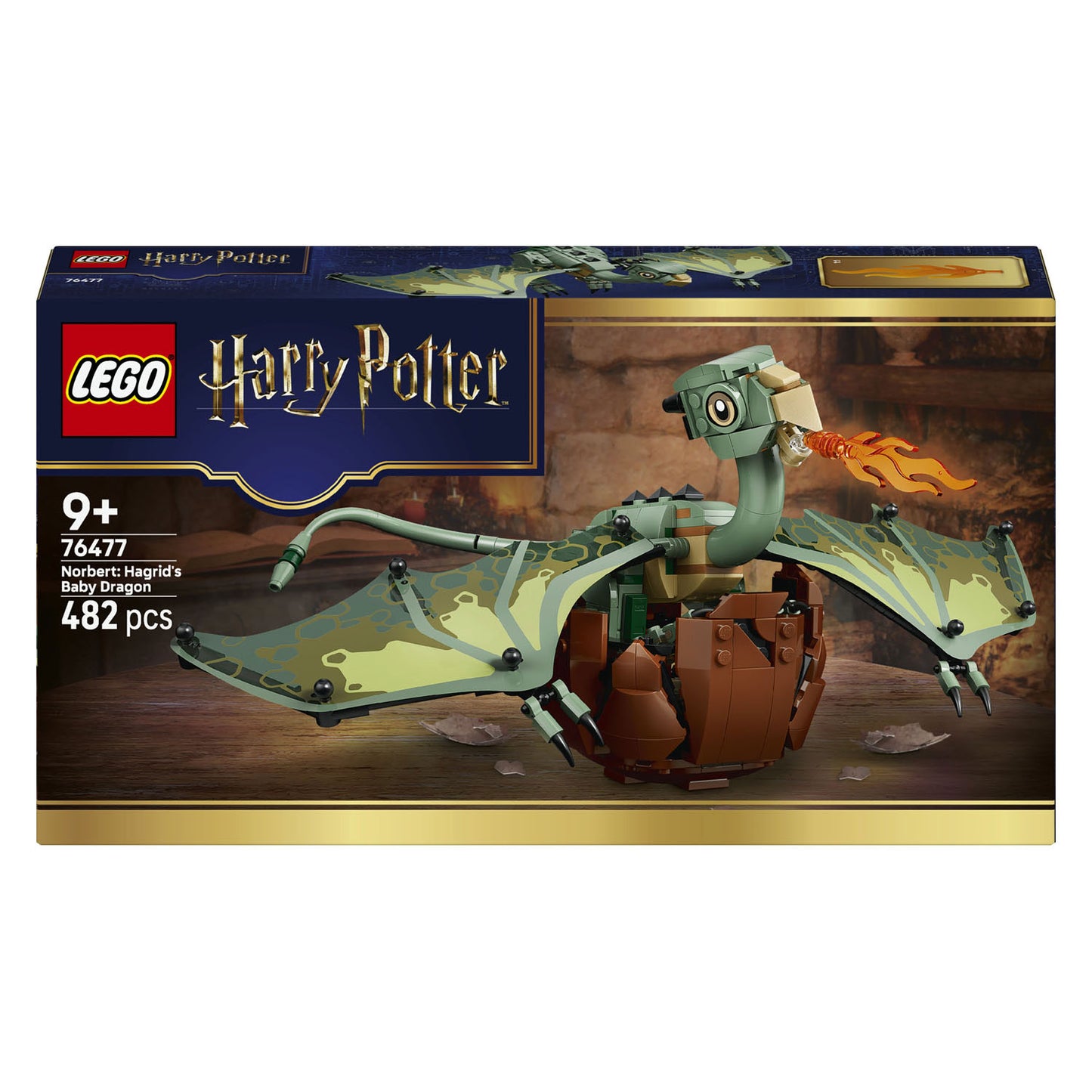 Lego harry potter 76477 norbert: el bebé dragón de hagrid