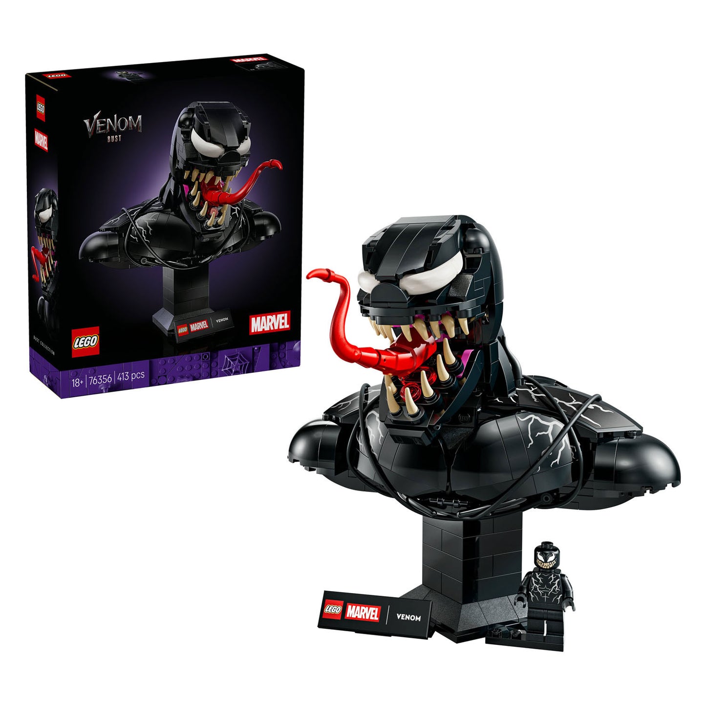Lego super héroes 76356 busto de veneno