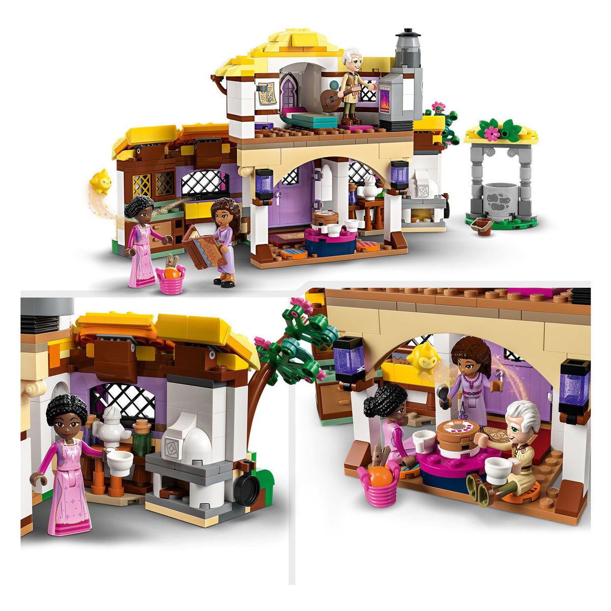 Lego Disney - Giocattolo da costruzione della casa di Asha (43231)