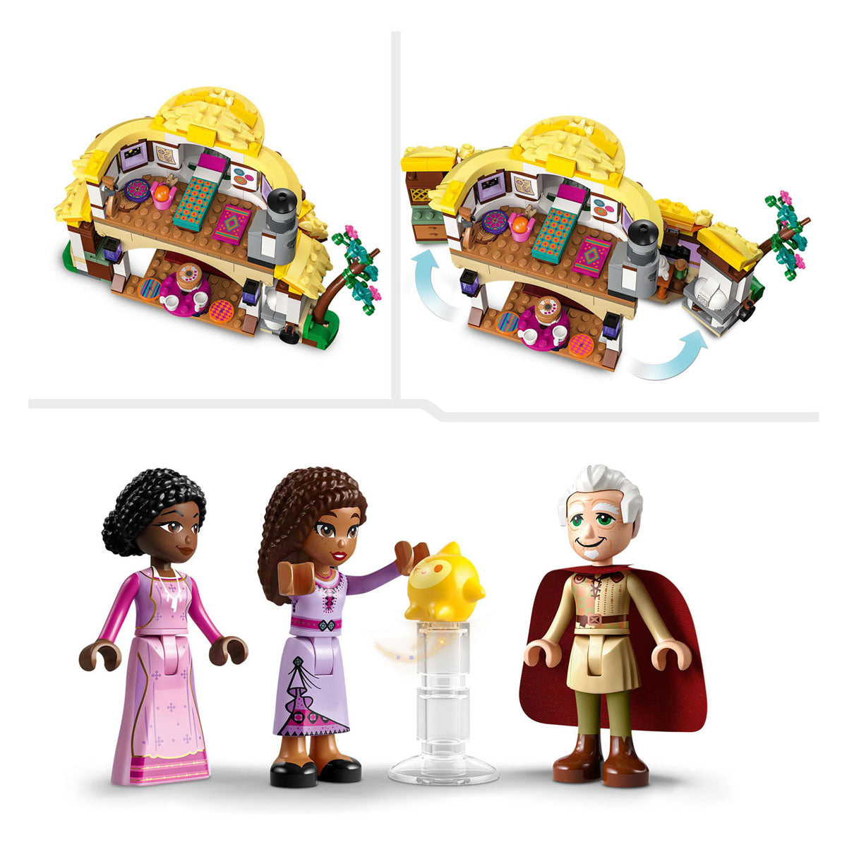 Lego Disney - Giocattolo da costruzione della casa di Asha (43231)