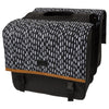 Fastrider nara bolsa doble para bicicleta tendencia negro