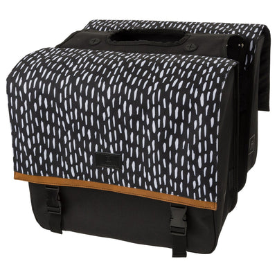 Fastrider nara dubbele fietstas trend zwart