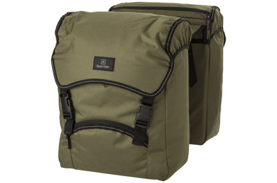 Borsa da bicicletta Fastrider unibag traffic doppia basics verde militare