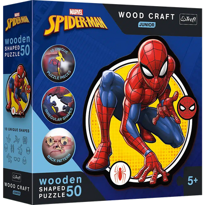 Trefl Houten Spiderman Junior Marvel Puzzle 50 piezas