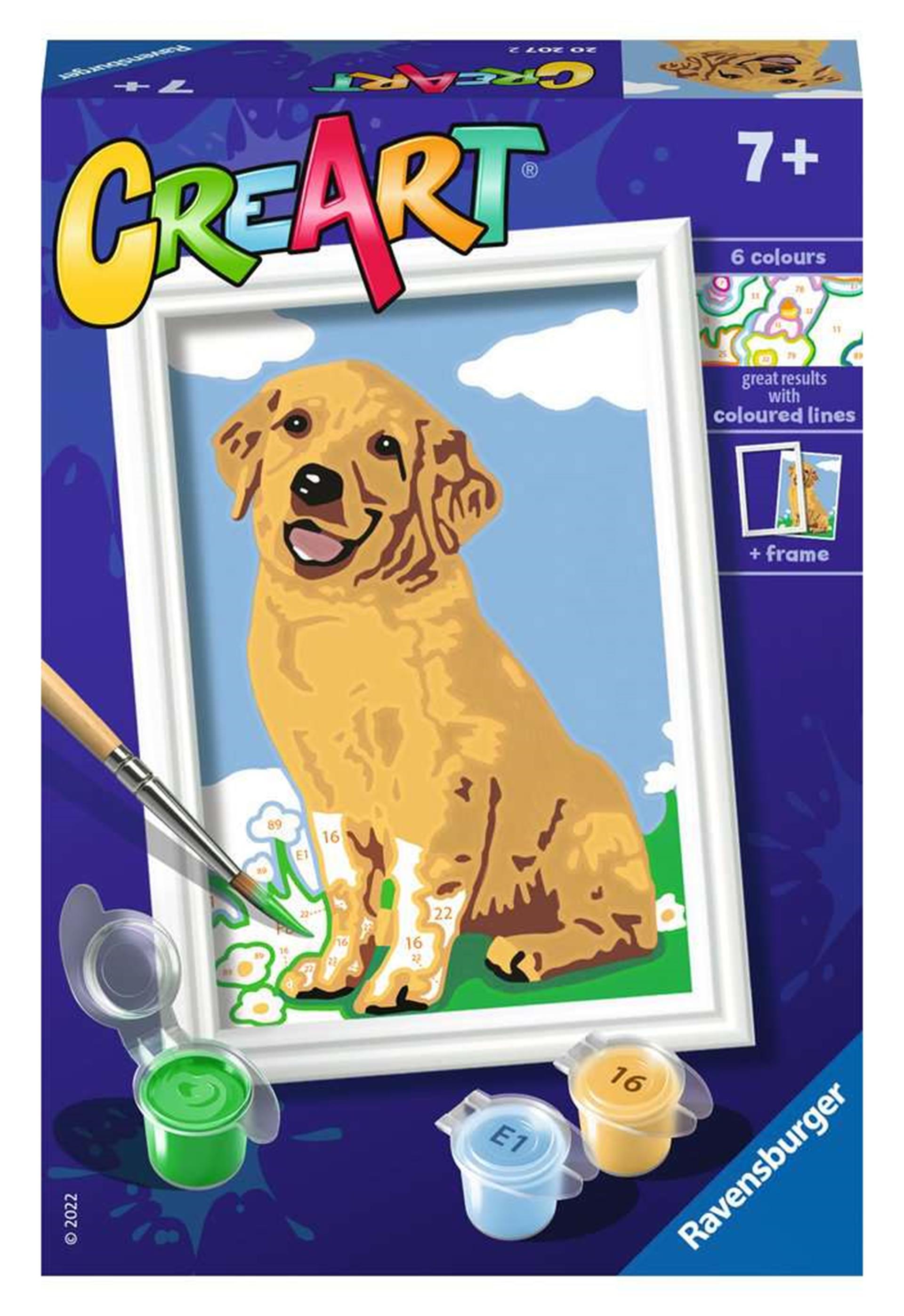 Ravensburger Creart Painting su Song Kind Retriever