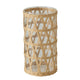 Boltze home florero favro vidrio algas marinas ø11xh20cm