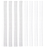 Vaessen creative • pettini in metallo bind easy 13 mm 3:1 bianco argento 8 pz. - afbeelding 1