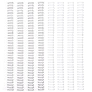 Vaessen creative • bind easy metalen bindruggen 13mm 3:1 wit zilver 8st. - afbeelding 1