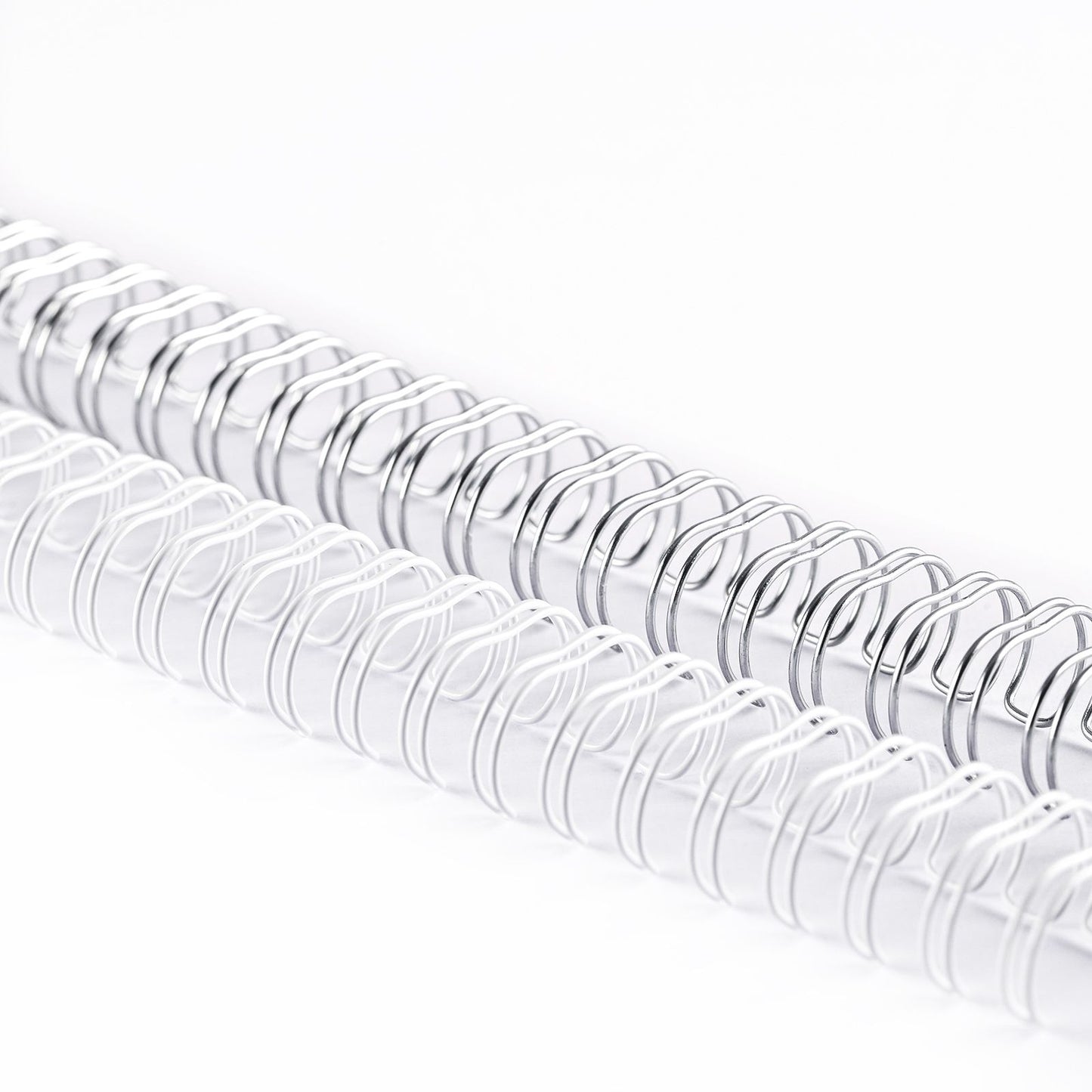 Vaessen creative • bind easy peines metálicos 13 mm 3:1 blanco plateado 8 piezas.