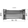 Elvedes Bottom Bracket Pressfit BB86 92 41 mm para 30 mm