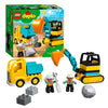 Lego Duplo LEGO DUPLO 10931 Truck Graafmachine met Rupsbanden