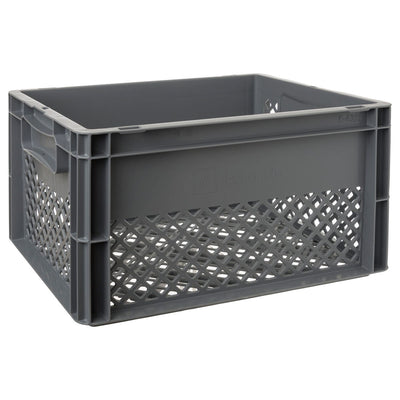 Fastrider bicycle crate medium gray