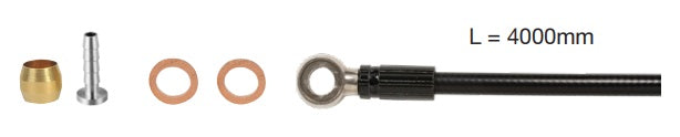 Tusino del freno Elvedes BH90 Black extra flessibile 4M