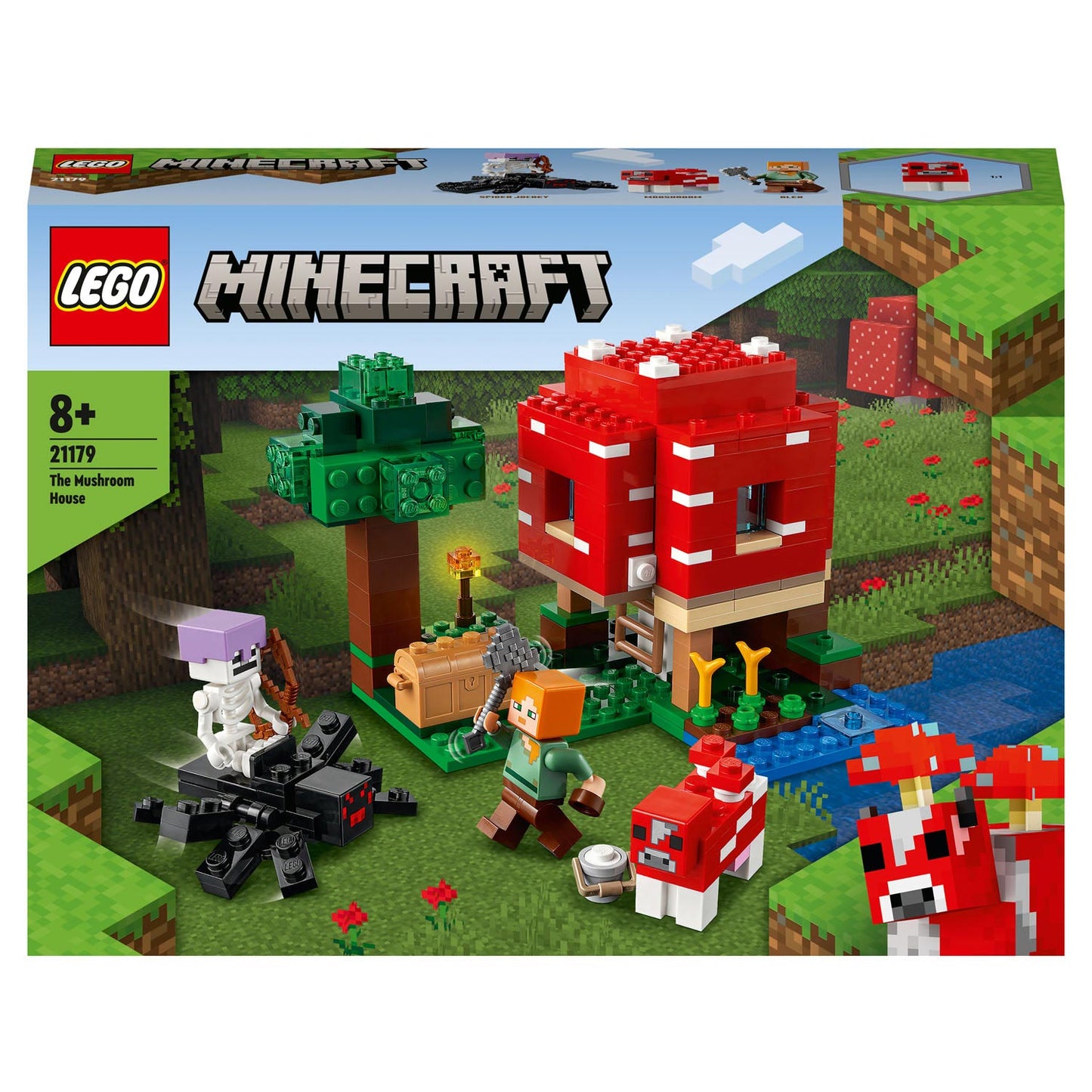 Lego LEGO Minecraft 21179 La casa del fungo