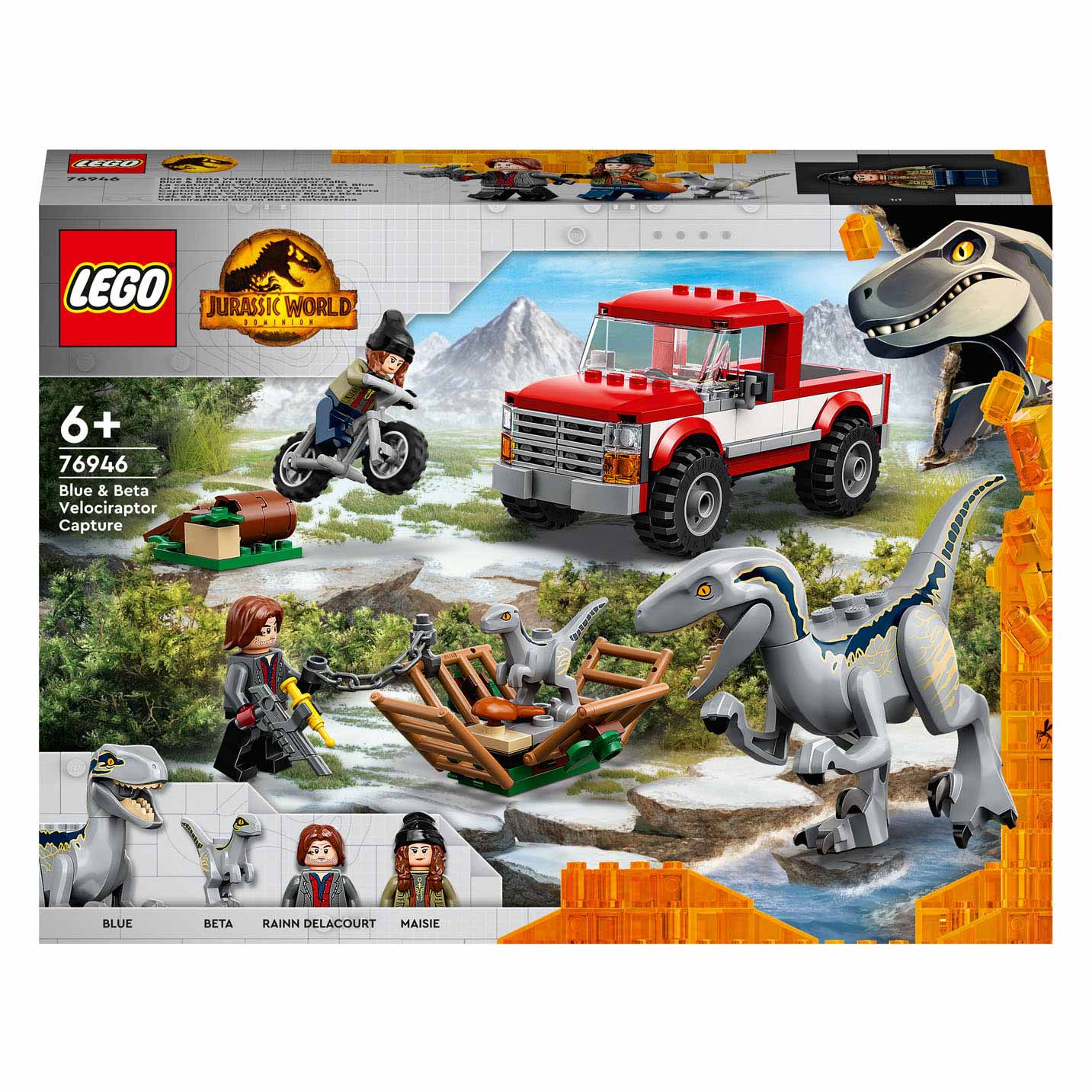 LEGO LEGOJURASSIC 76946 Velocirapor azul