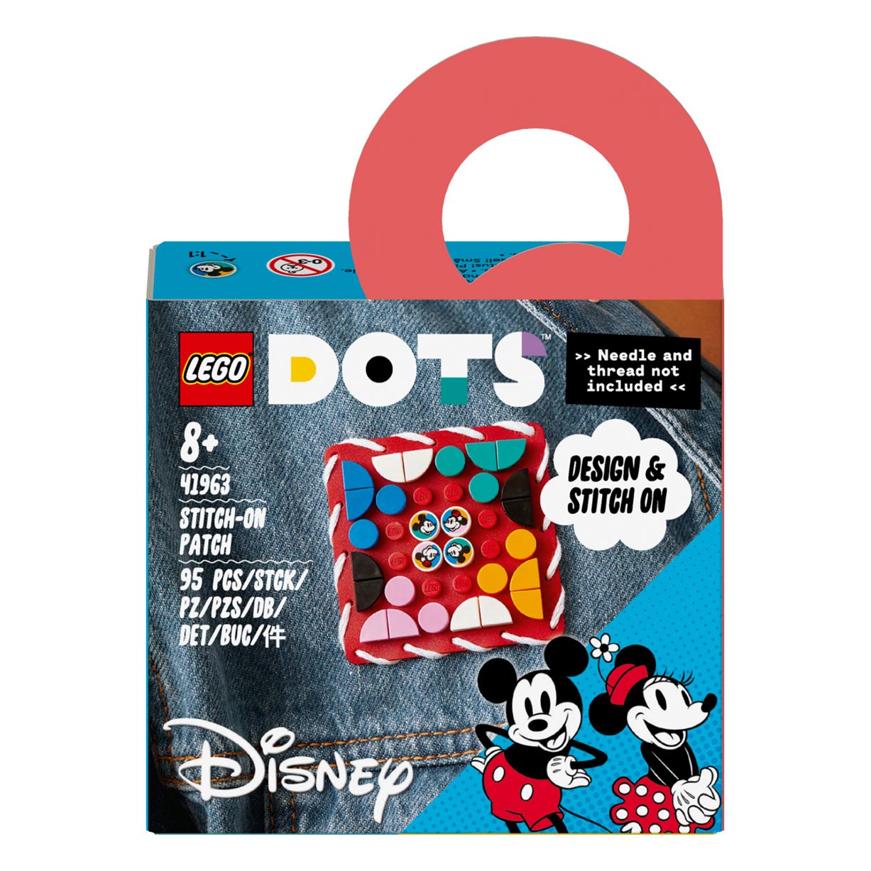 LEGO LEGO DOTS 41963 Mickey Minnie Mouse: Patch On Patch