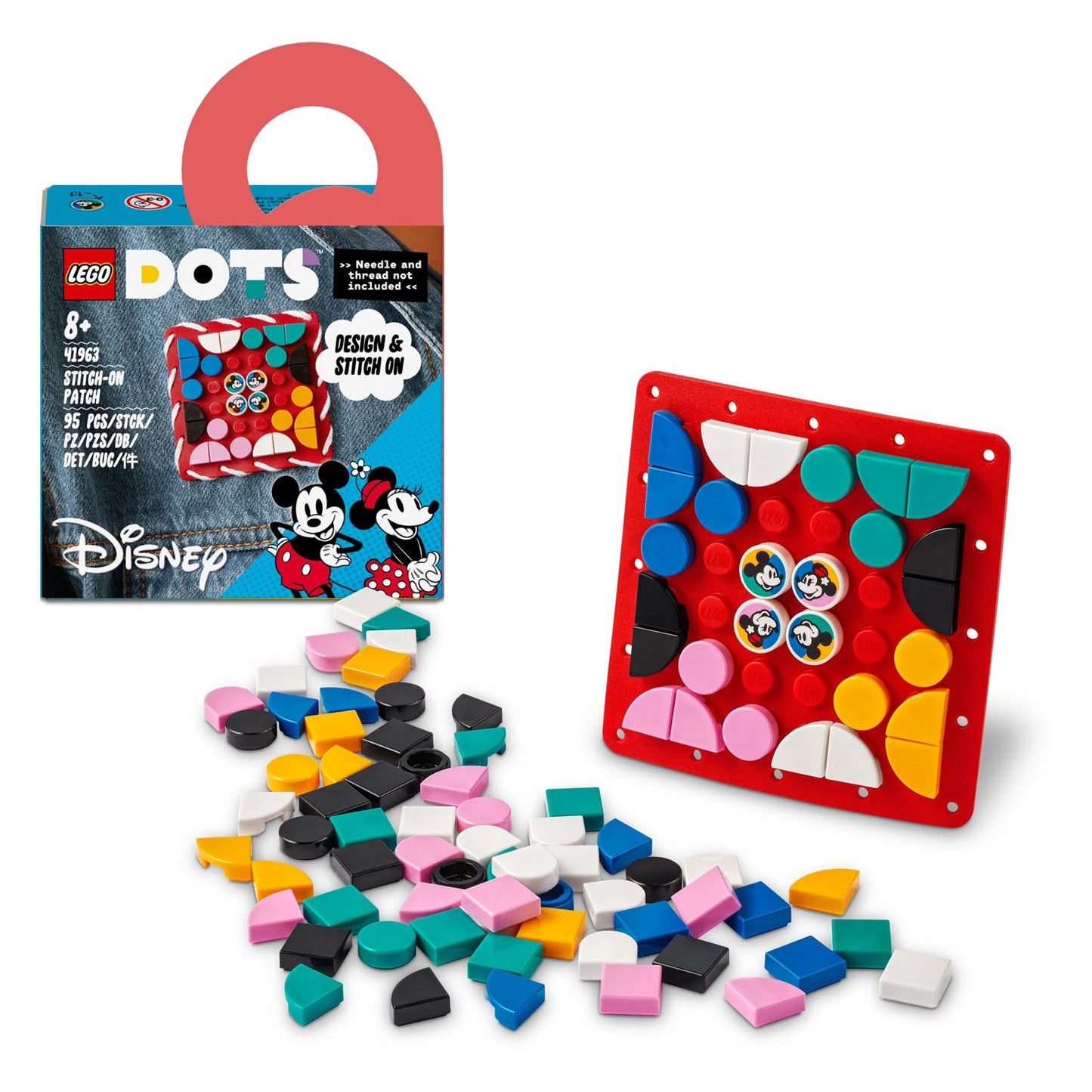LEGO LEGO DOTS 41963 Mickey Minnie Mouse: Patch On Patch