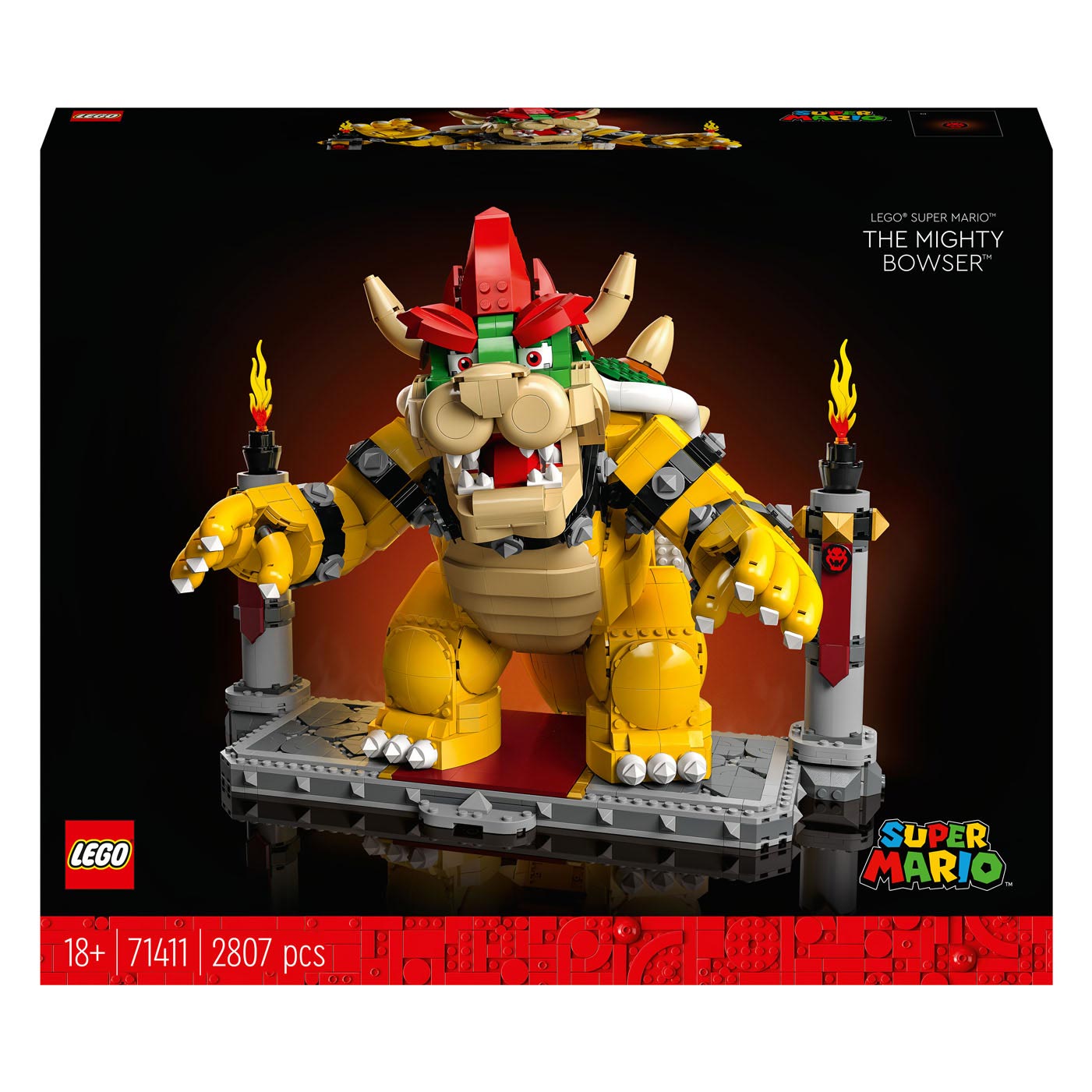 Lego Lego Super Mario 71411 Il potente set di costruzioni del modello Bowser