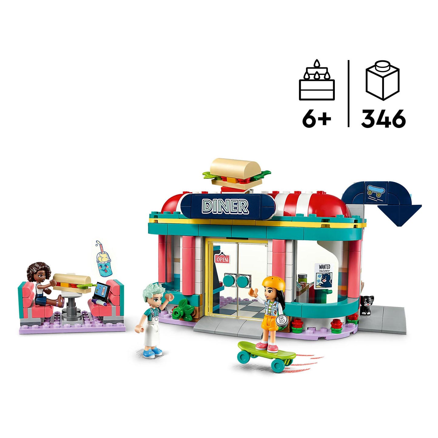 Lego LEGO Friends 41728 Ristorante Heartlake in città
