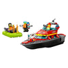 Lego city reddingsboot brand speelgoed voor kinderen - 60373