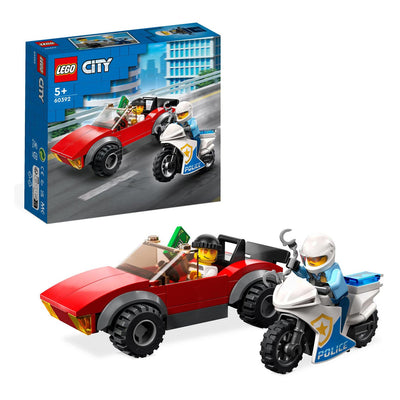 Lego LEGO City 60392 Coche de persecución en moto de policía