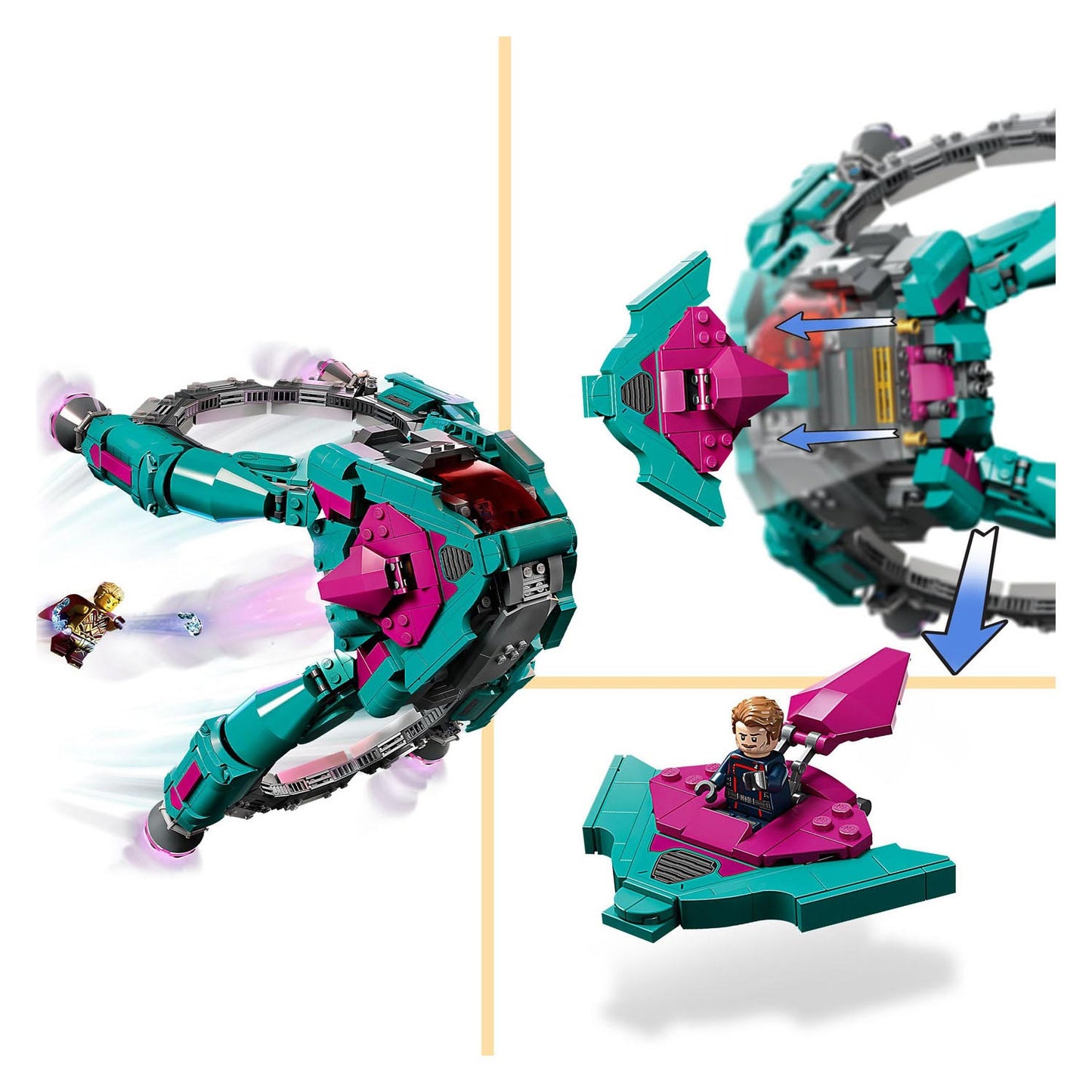 Lego Lego Super Heroes 76255 La nuova nave dei Guardiani