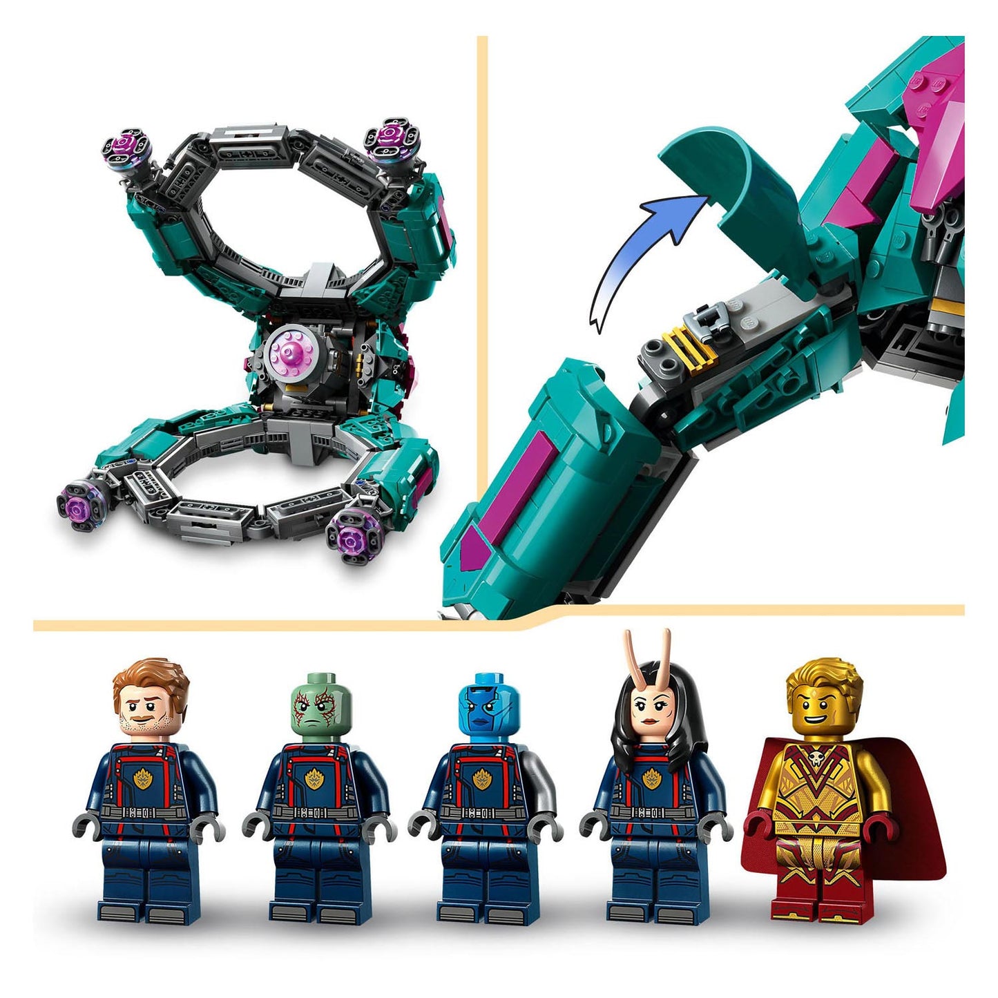 Lego Lego Super Heroes 76255 La nuova nave dei Guardiani
