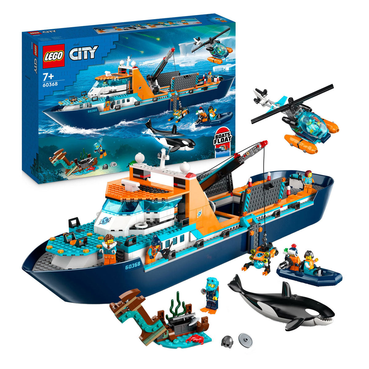 Lego city 60368 poolonderzoeksschip
