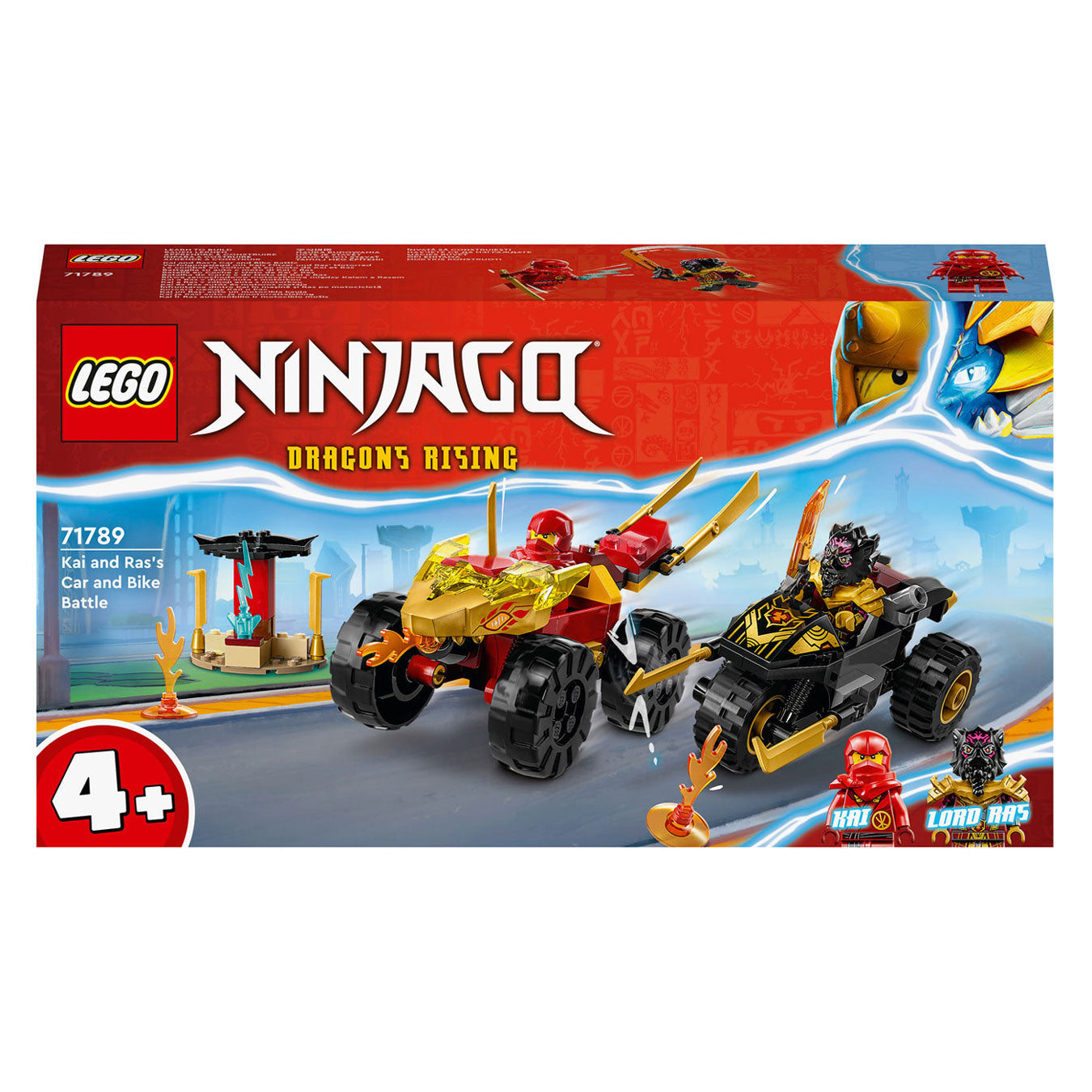 Lego LEGO Ninjago 71789 Duello tra auto e moto tra Kai e Ras