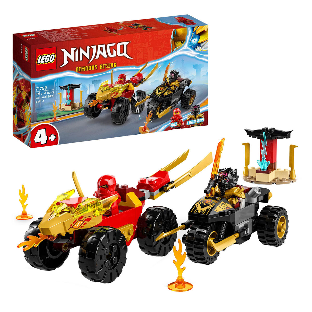 Lego LEGO Ninjago 71789 Duello tra auto e moto tra Kai e Ras