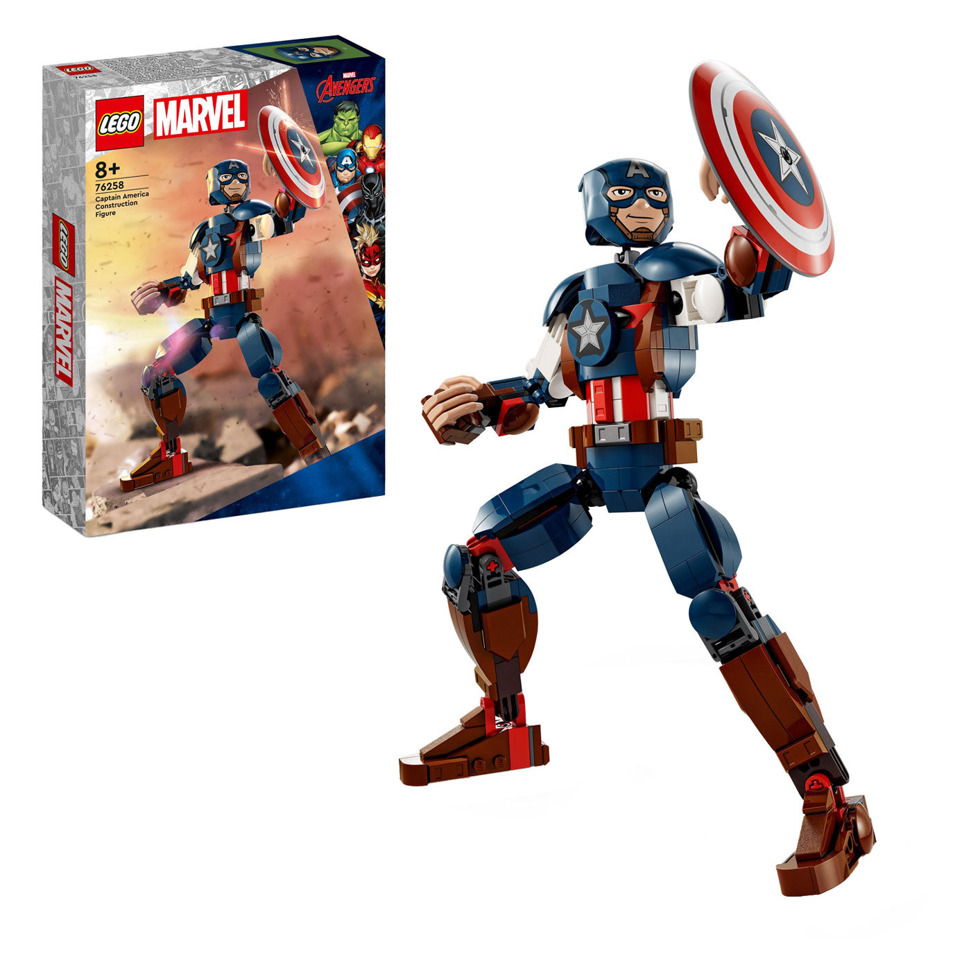 Lego marvel - captain america bouwfiguur constructiespeelgoed (76258)