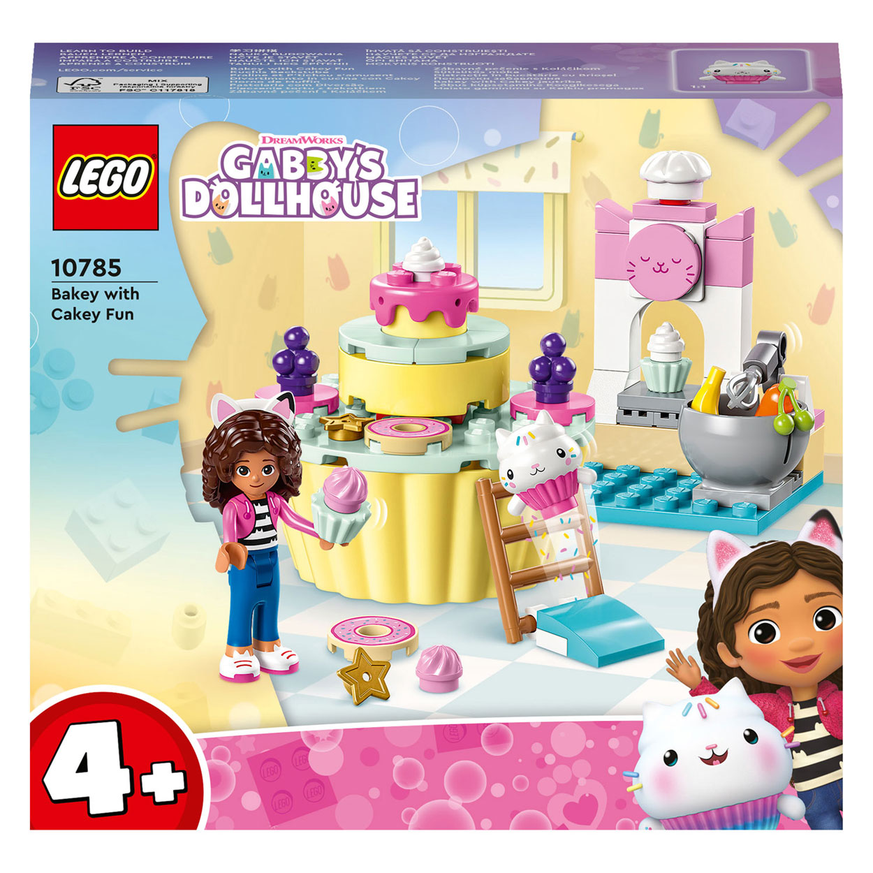 LEGO LEGO Gabby's Dollhouse 10785 contenedores con cakey