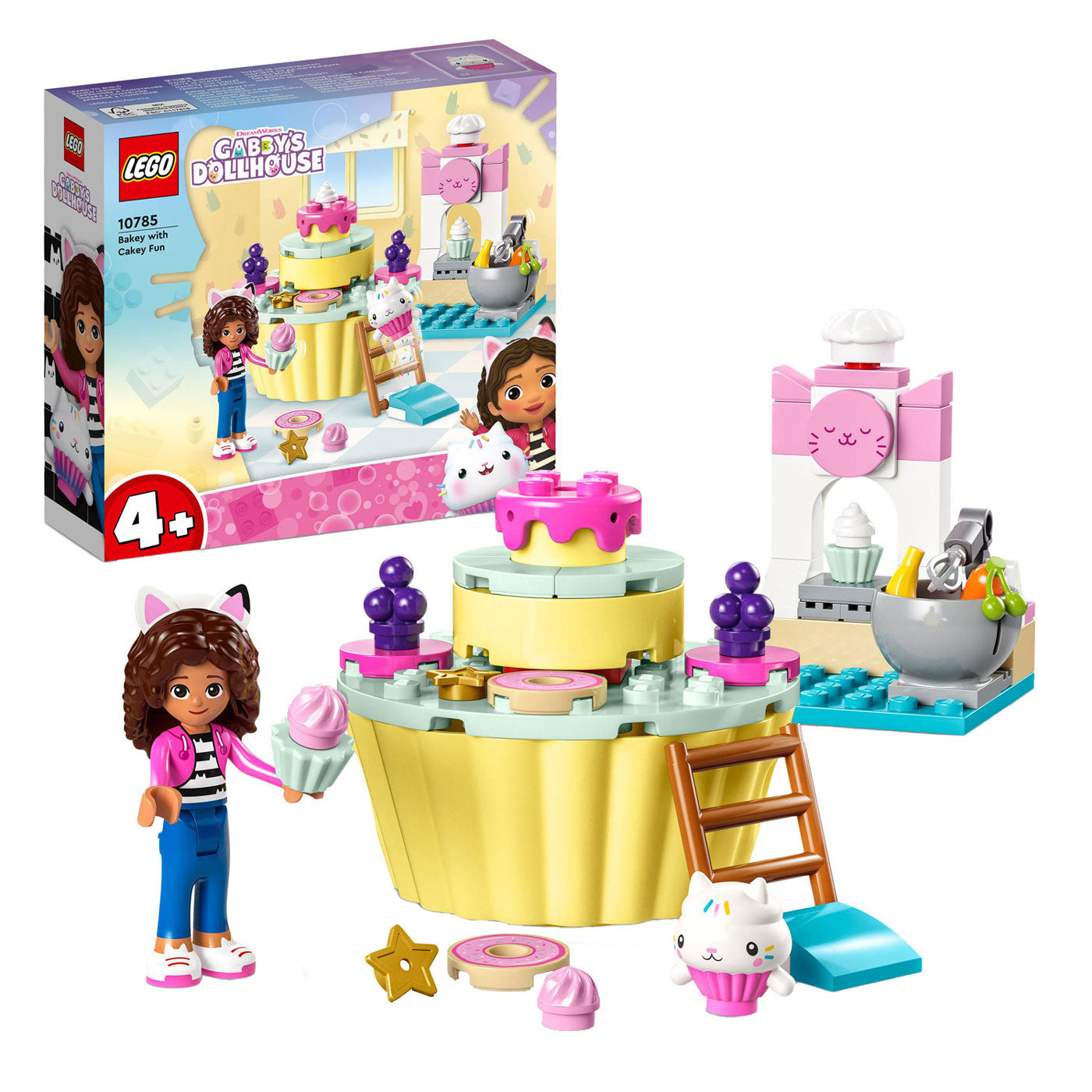 LEGO LEGO Gabby's Dollhouse 10785 contenedores con cakey
