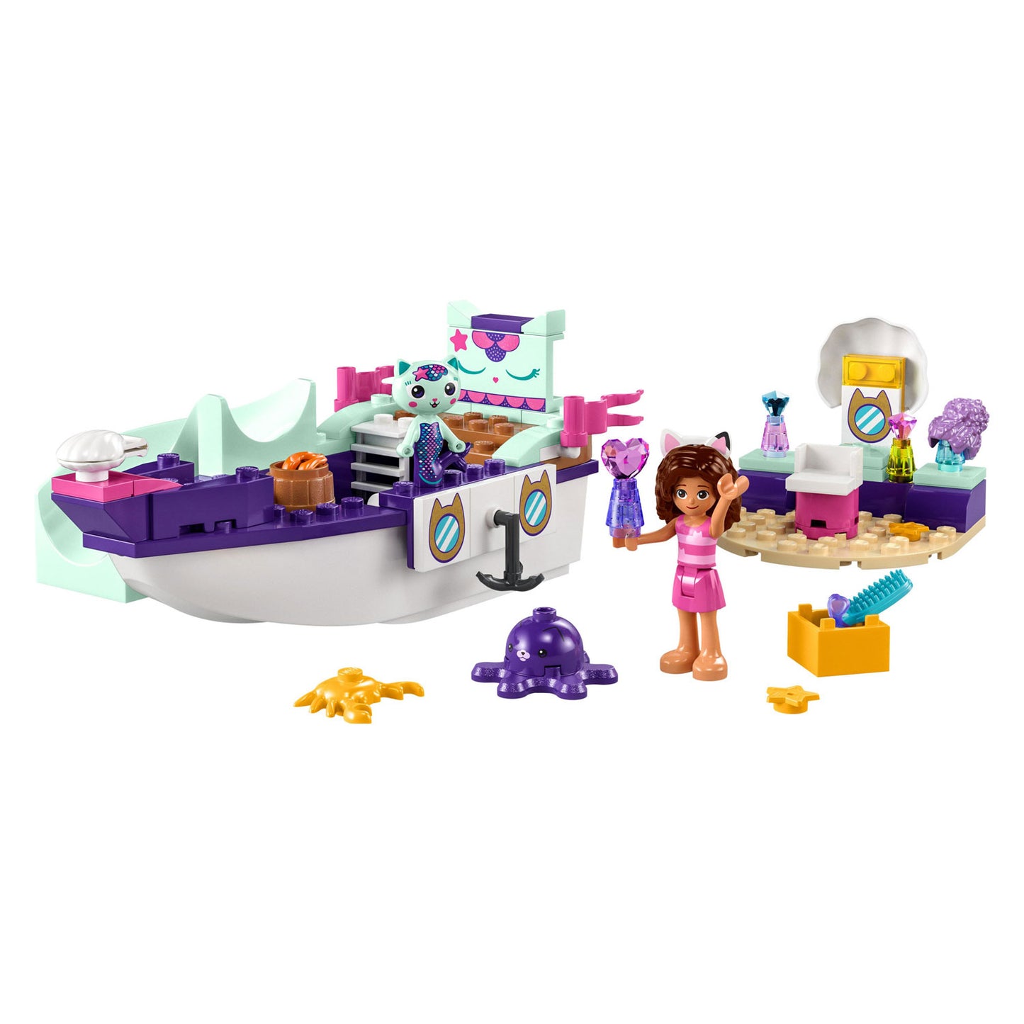 LEGO LEGO Gabby's Doll House 10786 Gabby e Meerminkat Ship coccole