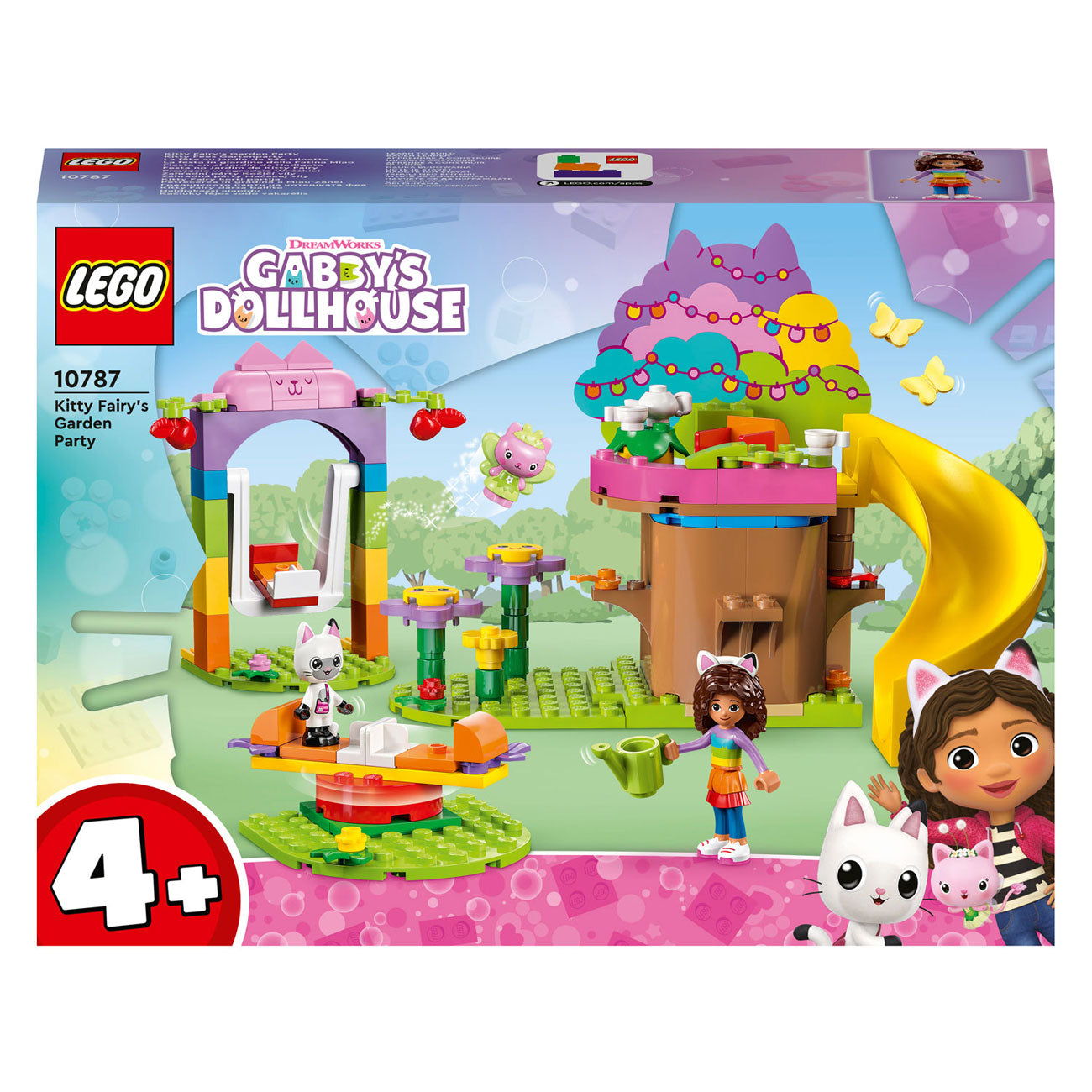 Lego LEGO Gabby's Dollhouse 10787 Fiesta de jardín de Kitty Fee