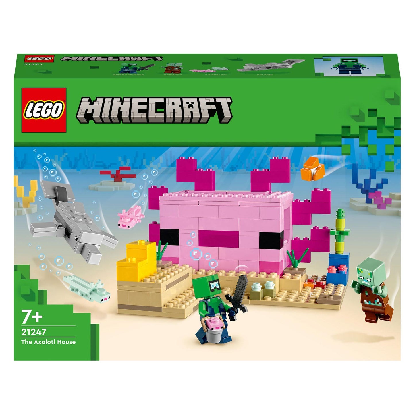 Lego LEGO Minecraft 21247 La Casa Axolotl