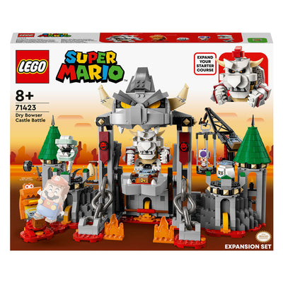 LEGO LEGO SUPER MARIO 71423 Set di espansione: combattimento sui bowser a secco Castello