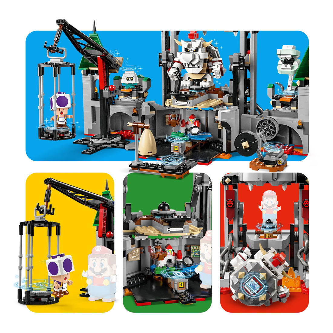 LEGO LEGO SUPER MARIO 71423 Set di espansione: combattimento sui bowser a secco Castello