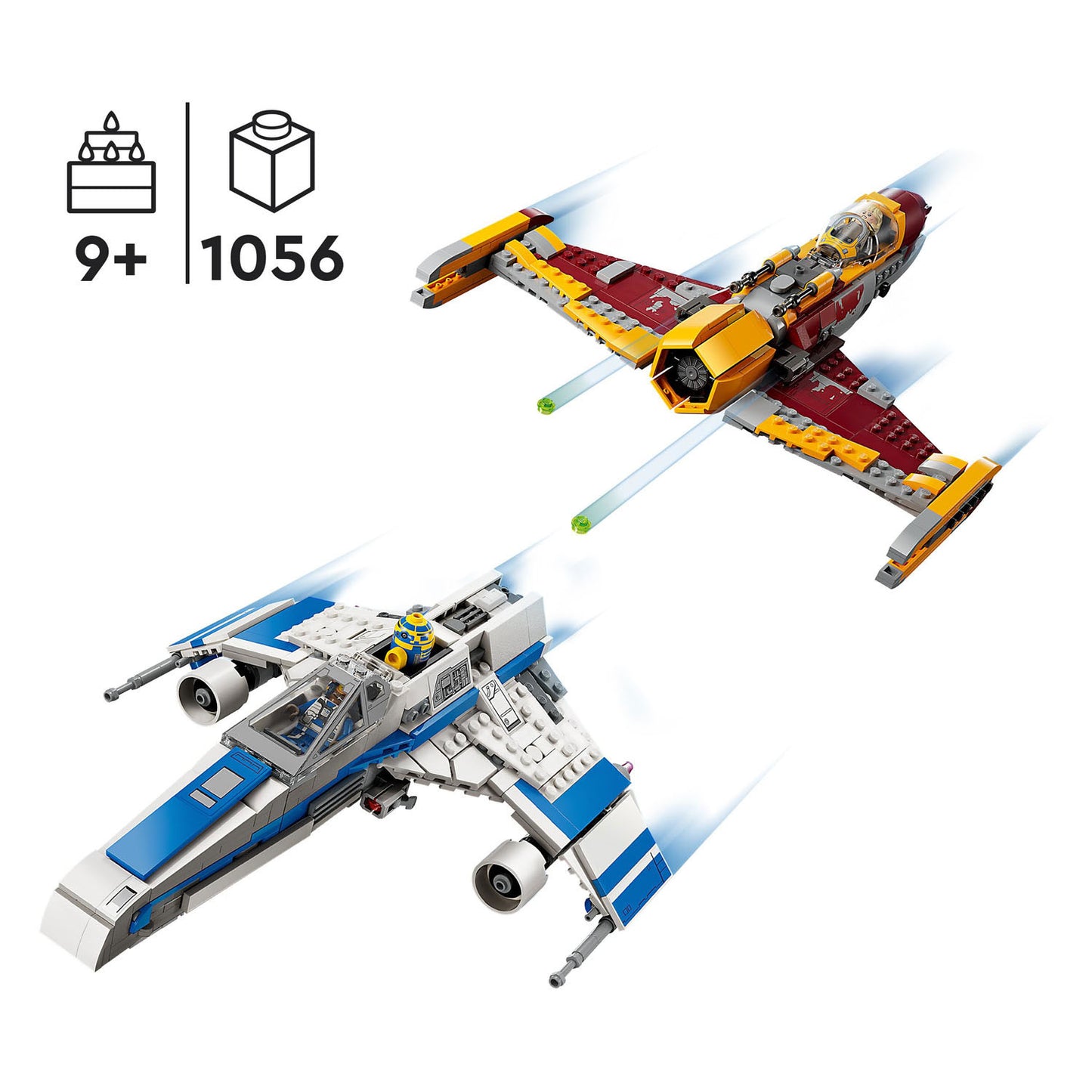 Lego star wars - new republic e-wing vs. shin hati's starfighter constructiespeelgoed (75364)