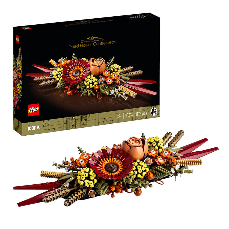 Icone LEGO LEGO 10314 Disposizione floreale con fiori secchi