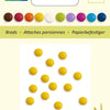 Vaessen creative • coppiglie da 5 mm gialle