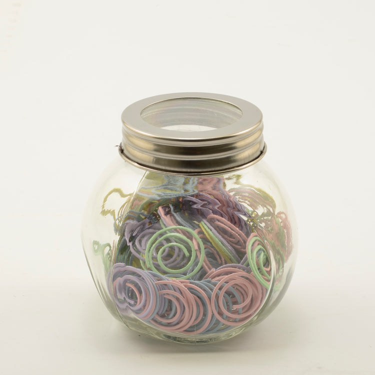Vaessen creative • clips en tarro de 120 g + -143 piezas redondas de 22 mm pastel