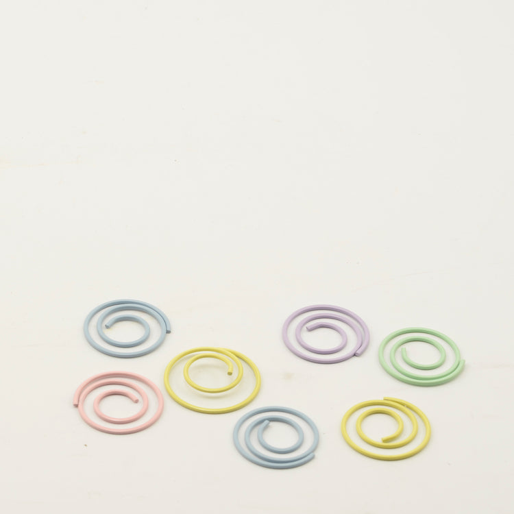 Vaessen creative • clips en tarro de 120 g + -143 piezas redondas de 22 mm pastel