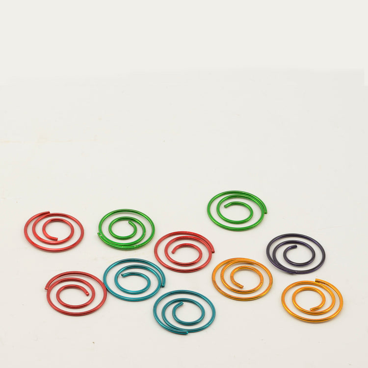 Vaessen creative • graffette in barattolo da 120 g + -140 pezzi rotondi da 22 mm metallici