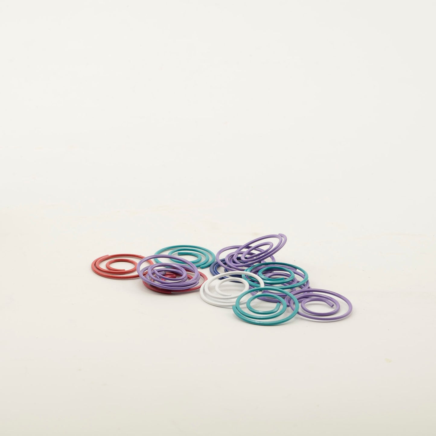 Vaessen creative • clips en frasco 150 g + -170 piezas redondas