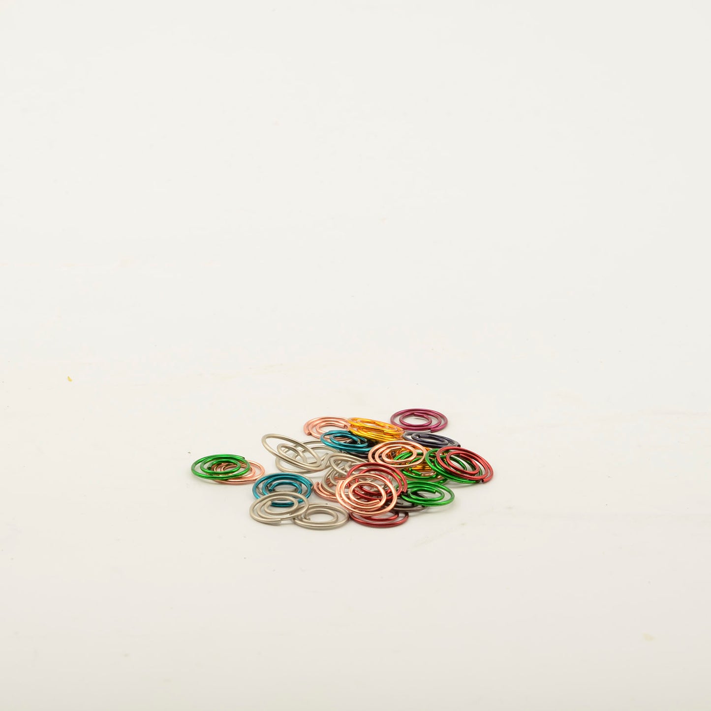 Vaessen creative • paper clips in potje 200g + -724stuks rond metallic